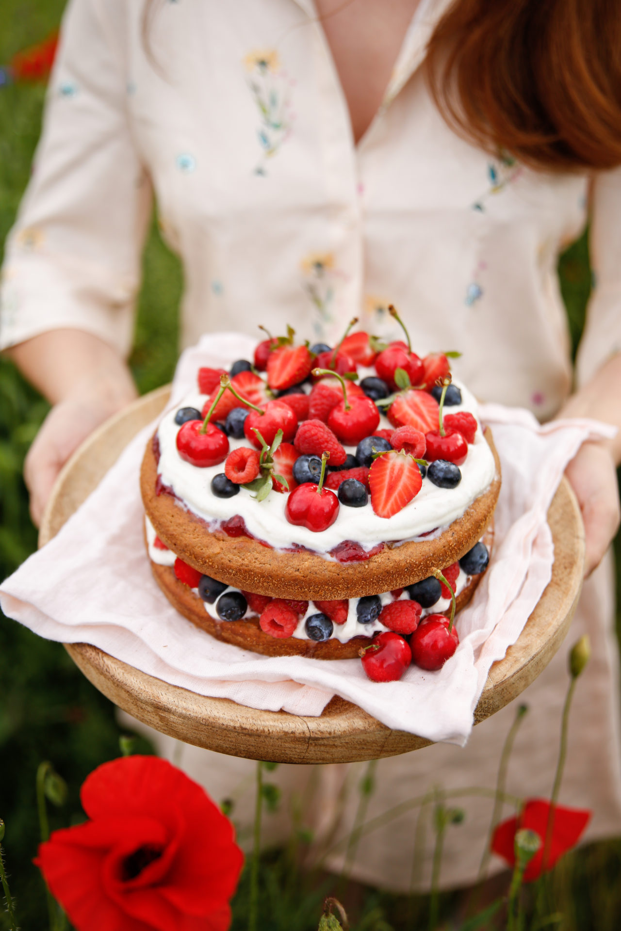 Beeren Naked Cake Mein Leckeres Leben Meinleckeresleben Com