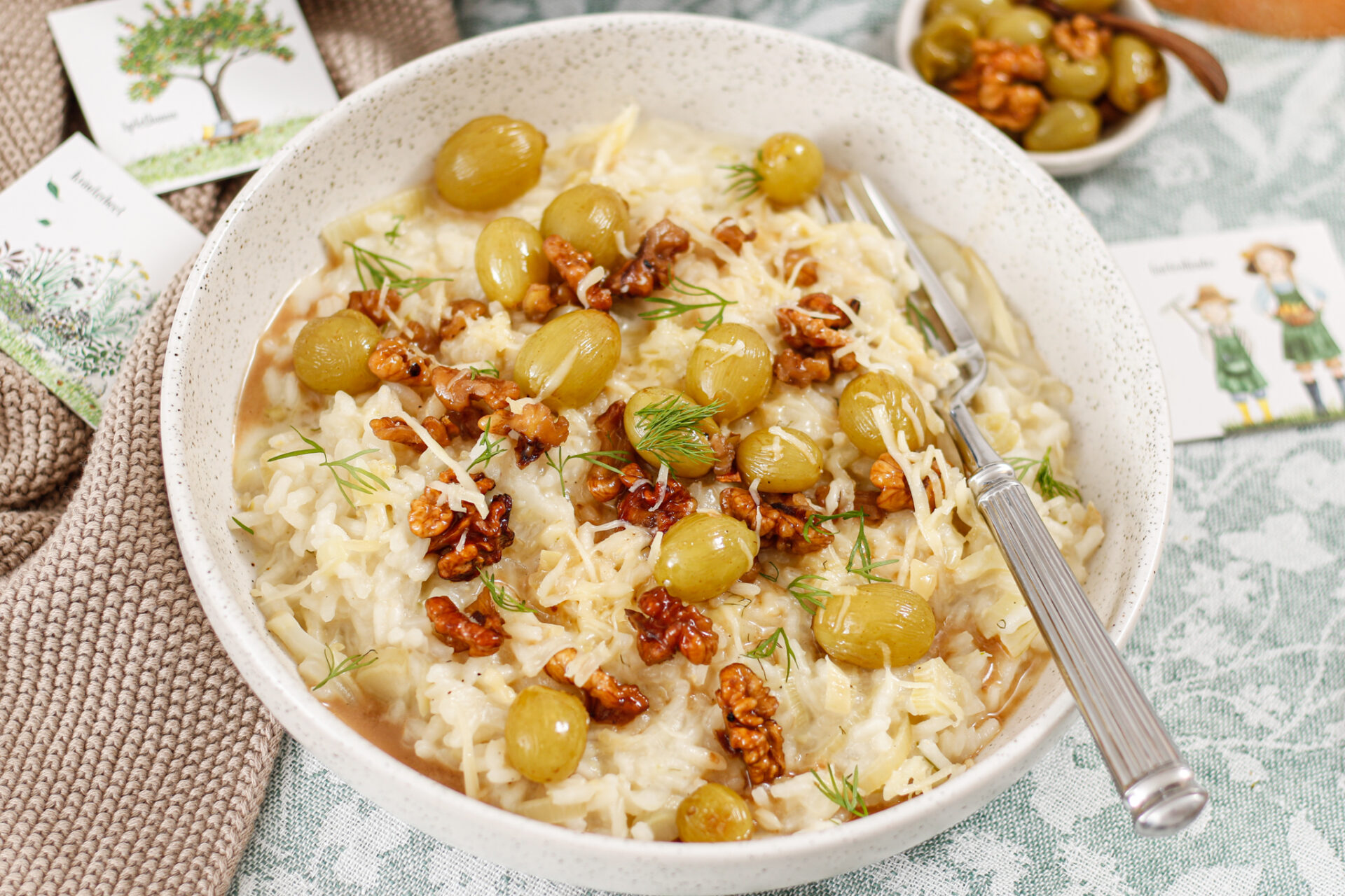 FenchelRisotto mit Weintrauben_Mein leckeres Leben